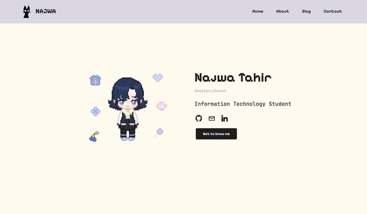 Personal Card Website